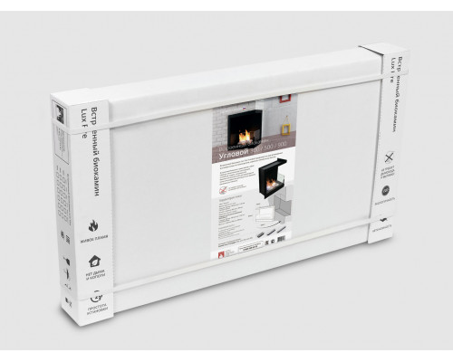 Встроенный биокамин Lux Fire Угловой 1090 S (левый угол) Встроенный биокамин Lux Fire Угловой 1090 S (левый угол)