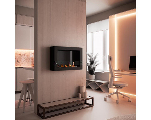 Биокамин SteelHeat WALL ONE 800 черный Биокамин SteelHeat WALL ONE 800 черный