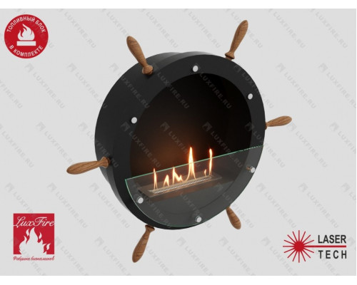 Настенный биокамин Lux Fire "Капитан 500 Н" XS (черный) Настенный биокамин Lux Fire "Капитан 500 Н" XS (черный)